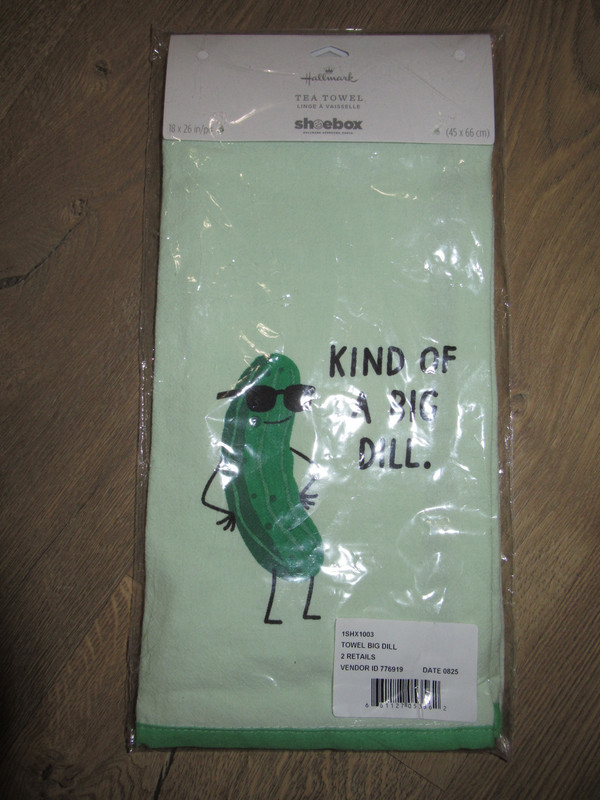 Hallmark Gifts - Kind Of A Big Dill (2) Tea Towel Towels NIP