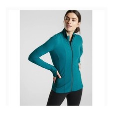 Athleta Shanti Teal Jacket Size Medium