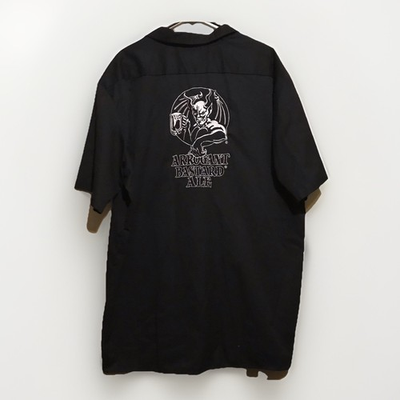 #ad #ad Arrogant Bastard Embroidered Dickies Work Shirt Size 2XL $30.00