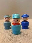 Fisher Price Little People All Plastic Figures Set of 3 Vintage