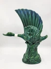 Vintage Royal Haeger Goose Glossy Blue Green Planter/Vase MCM 16.75" Tall