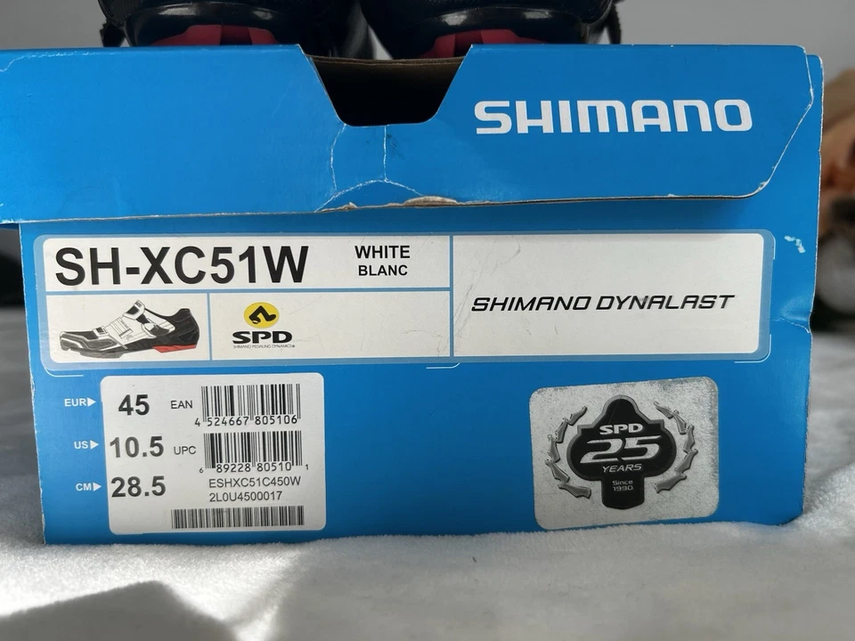 Zapatos de ciclismo Shimano Dynalast para hombre talla 10,5 Foto 3 de 4