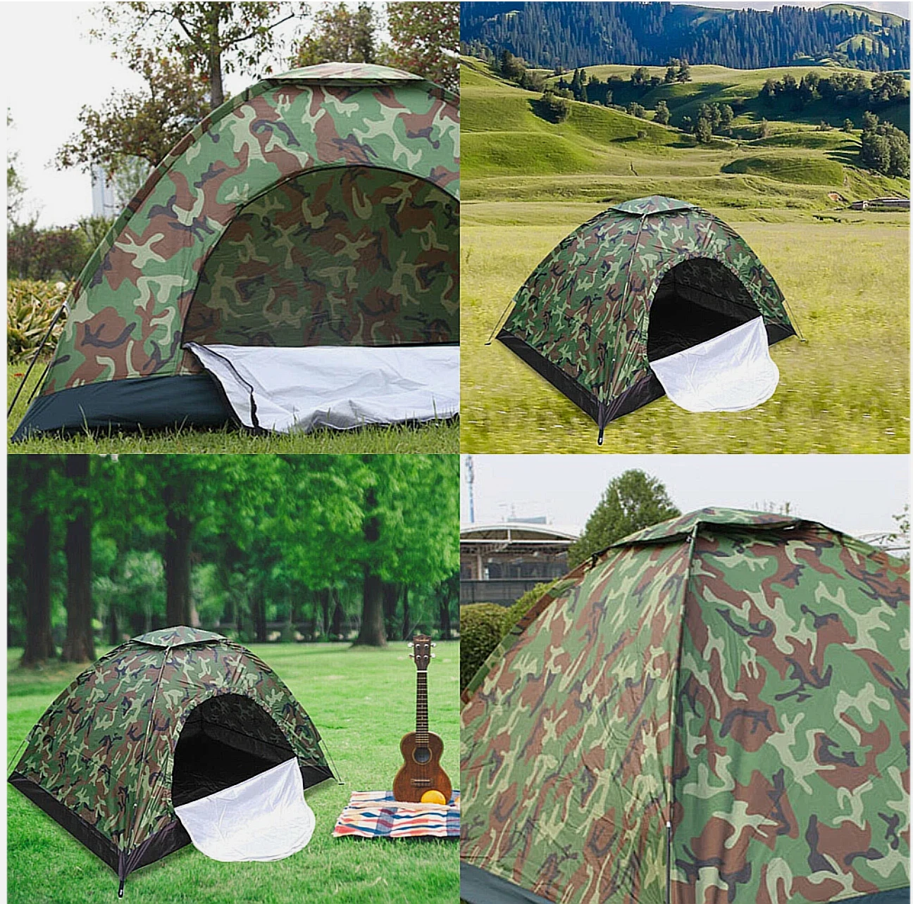 1-2 Person Waterproof Camping Tent Camouflage Easy Setup Hiking Outdoor Shelter
Opens in a new windo