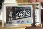 2020-2021 Anthony Edwards Donruss Optic Signature Series silver Prizm