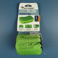 Sea to Summit Aeros Premium Pillow Large Lime green camping hiking NEW