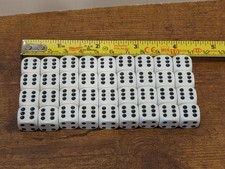 Games Workshop 12mm Dice White/Black 36
