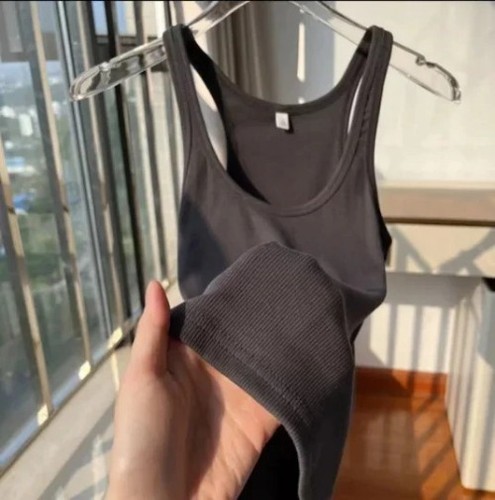 Tank Top Damen Innenbekleidung Sommer Oberbekleidung feine Schulterriemen Arbeitsshirt - Bild 26 von 32