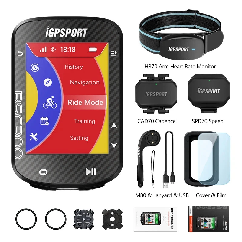 Route Navigation Bicycle GPS Computer Cycling Wireless Speedometer Bike Odometer - Image 3 of 4