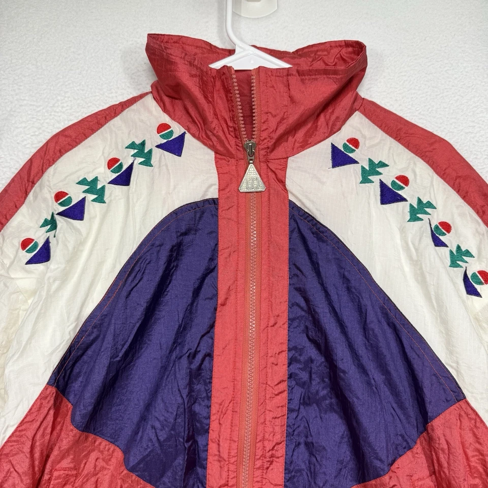 Chaqueta cortavientos Wilson vintage para mujer M forrada años 80 90 abrigo unisex Foto 2 de 4