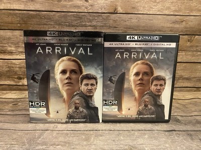 Arrival (4K Ultra HD, Blu-ray *No Digital 2016) Amy Adams Sci Fi w/ Slipcover