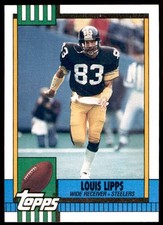 1990 Topps Louis Lipps Pittsburgh Steelers #184