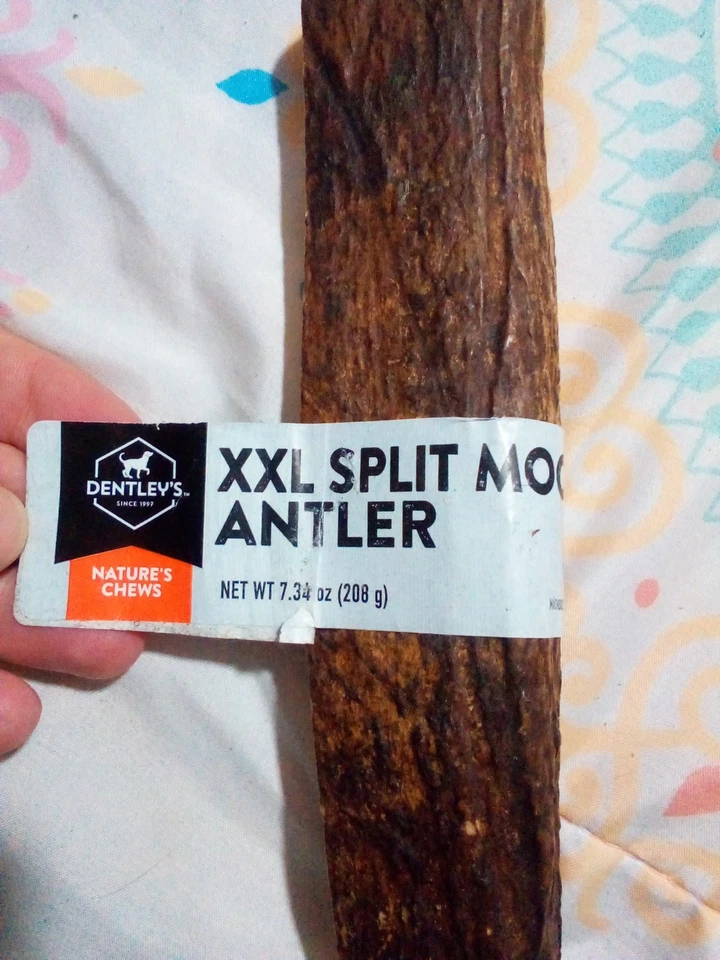 Dentley's XXL Split Moose Antler Dog Chew - Image 3 of 4