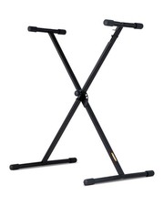 Stage Rocker Single-X Style Classic Folding Keyboard  Digital Piano Stand, Adju