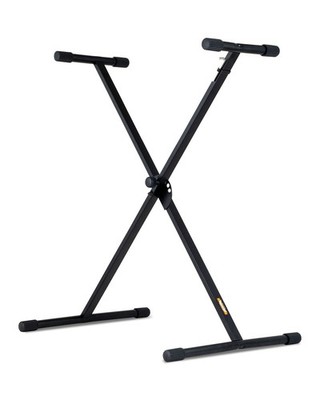 Stage Rocker Single-X Style Classic Folding Keyboard & Digital Piano Stand, Adju