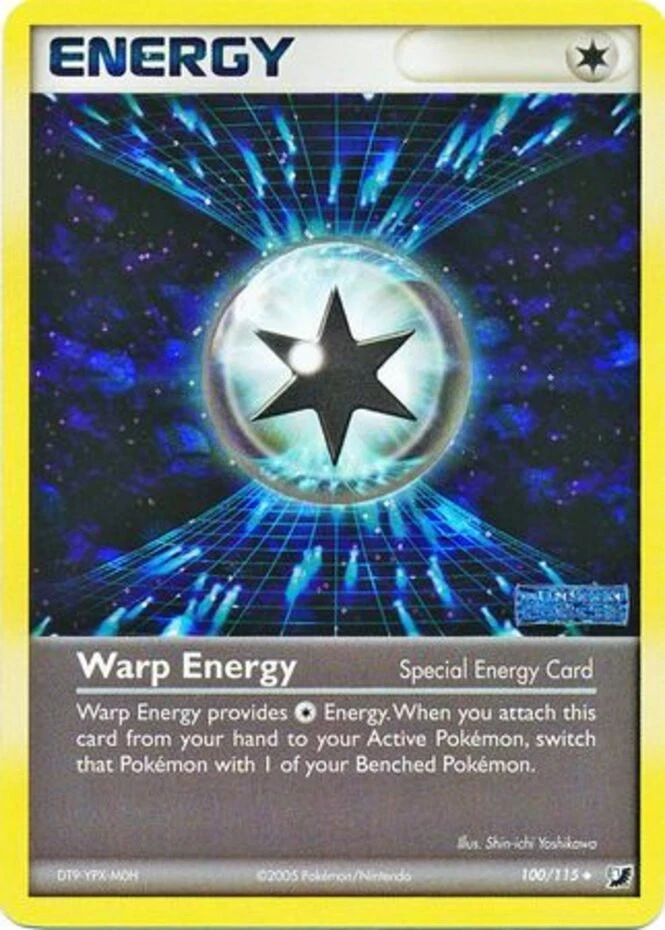 1x Pokemon Unseen Forces Warp Energy - 100/115 - Uncommon - Reverse Holo, NM-Min