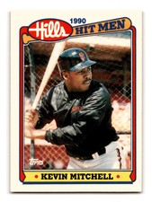 Kevin Mitchell 1990 Topps Hills Hit Men #5 San Francisco Giants NM-MINT
