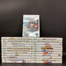 Nintendo Wii Game Lot -23 Games- Kids/Sports/Movies/Series/CoD/TV - 1 Duplicate