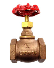 New LANSDALE GLOBE VALVE 1 1/4" Brass / Bronze 200 PSI WOG threaded 1.25 inch