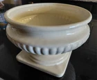 VINTAGE HAEGER POTTERY 1998 CENTERPIECE CLASSIC PEDESTAL BOWL #956 IVORY