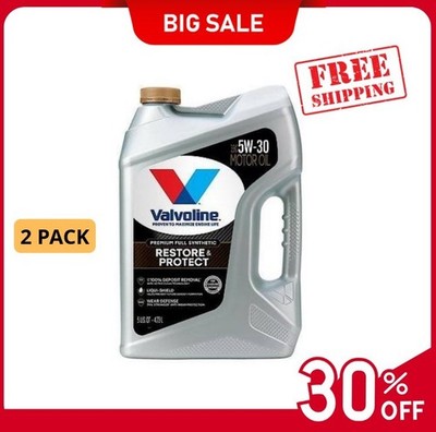 Valvoline Restore & Protect 5W-30 Full Synthetic Motor Oil, Removes Deposits