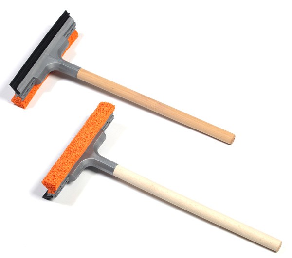 Scheibenreiniger mit Holzgriff 40 cm Abzieher Fensterputzer Scheiben Wischer KFZ