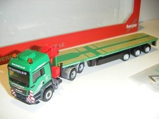 Herpa 314831 MAN TGS LX mit Nooteboom Teletrailer Schwertransport Trost Traisen