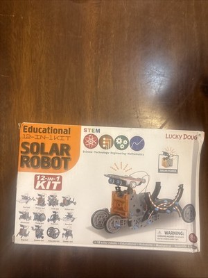 Educational 12-In-1 Solar Robot Kit For STEM Learning By Lucky Doug
