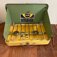 AFC Ashflash Model 1075 Ranger propane stove VINTAGE Complete NOT TESTED