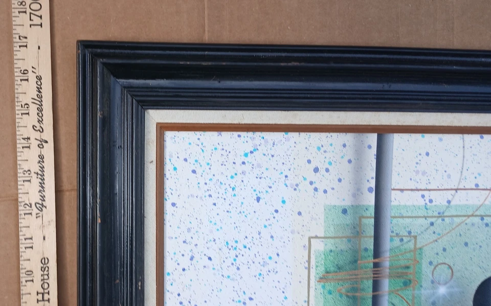 Josef Kugler. Arte abstracto firmado... alrededor de los años 80/90 Foto 3 de 4