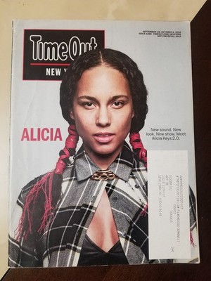 Time Out New York Sept 28 - Oct 4 2016  Alicia keys 