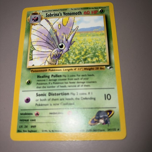 PL Sabrina's Venomoth 034/132 Gym Heroes Regular