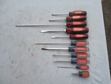 Vintage 11 Pce. Craftsman Professional Screwdriver Set Used