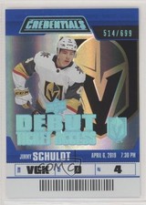 2019 Upper Deck Credentials Debut Ticket Access 514/699 Tier 2 Jimmy Schuldt 3ir