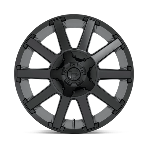 (Set-4) Fuel D437 Contra 20X9 5X139.7 Satin Black 1mm Wheels Rims 20 Inch - Foto 7 di 11