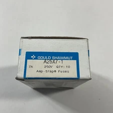 GOULD SHAWMUT A25X7 AMP-TRAP TYPE 1 FUSE 7 AMP 250V A25X7-1 (LOT of 10)