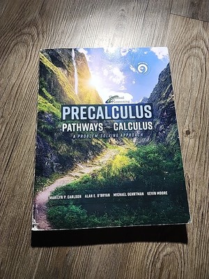 Precalculus  A pronlem- Solving  Approach  Carlson/O'bryan/ Oehrtman & Moore...