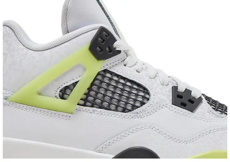 Air Jordan 4 Retro Grade School Light Lemon Twist HJ5990-100 size 5Y — image 5