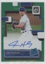 2022 Panini Donruss Optic Green Mojo Prizm 39/88 Jon Heasley #RRS-JH Auto 0w8p