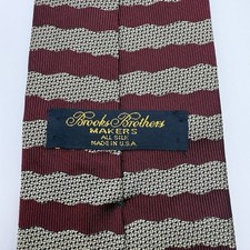 Brooks Brothers Makers and Merchants Silk Stripes Men's Neck Tie