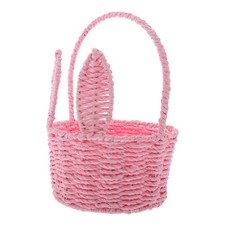 Wicker Fruit Basket Cute Easter Decorative Present Baskets Handwoven Round