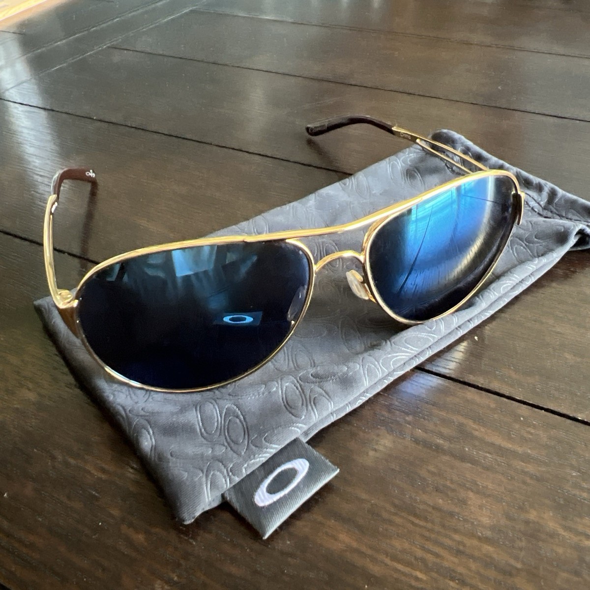 Oakley OO4054-16 Caveat Polished Gold W/Ice Iridium Lens  display picture 1