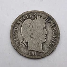 1911-D BARBER LIBERTY DIME - Actual Coin Good Readable Date