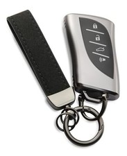 Keychain for Lexus Key Fob Cover TPU Smart Key Case Protector Fit for 2018 Grey