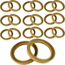 8" MDF Wood Speaker Subwoofer Mounting Spacer Rings Recessed with Bezel 10 Pairs