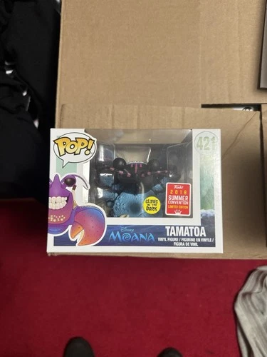 Disney Moana Tamatoa 421 Glow Con Exclusive Funko Pop