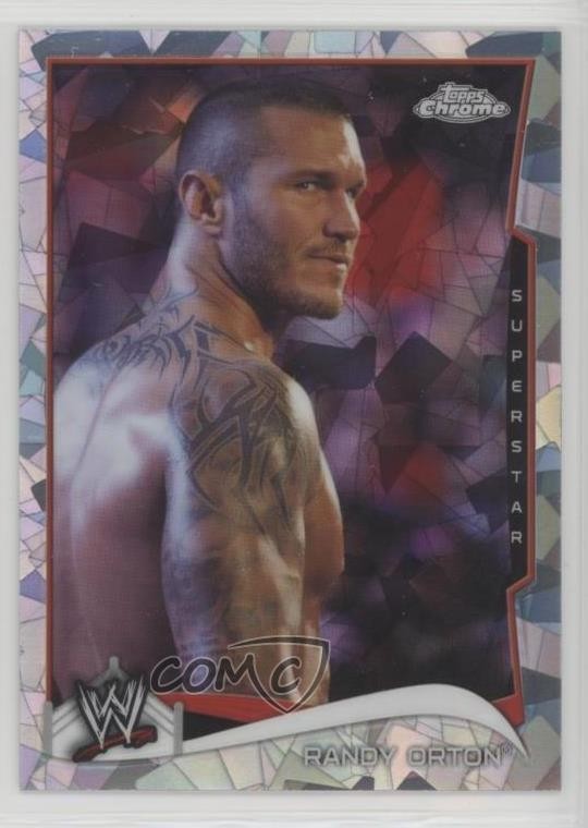 2014 Topps Chrome WWE Atomic Refractor Randy Orton #38 7ut