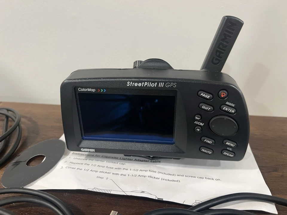 Garmin StreetPilot III Automotive Mountable With Accessories EUC **READ** - Image 2 of 4