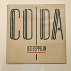 LED ZEPPELIN CODA Vinyl LP Record Album 1982 Pressing