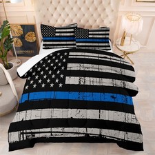 American Flag Comforter Bedding Set Twin for Boys Teens,3D American Flag Patt...