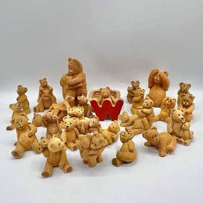*VINTAGE 1990er WENTWORTH TEDS 27 FIGUREN GROSSE SAMMLUNG RESTPOSTEN KONVOLUT SCHÖN* 